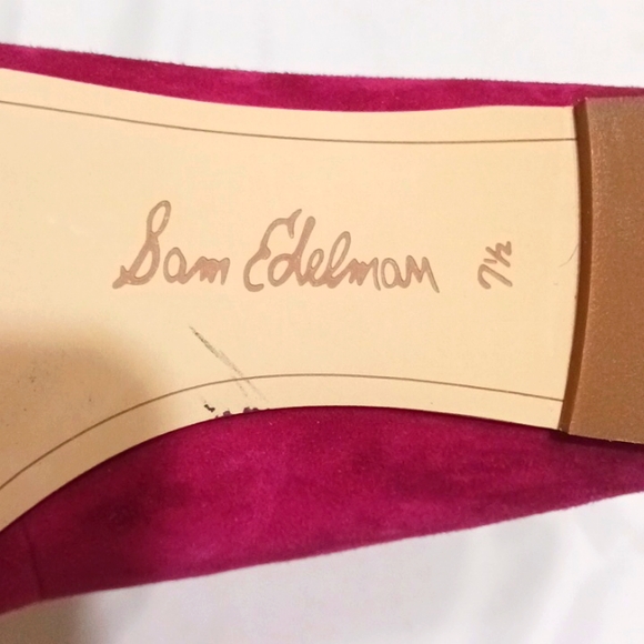 Sam Edelman Scalloped Flats Women's size 7.5 - Picture 8 of 9